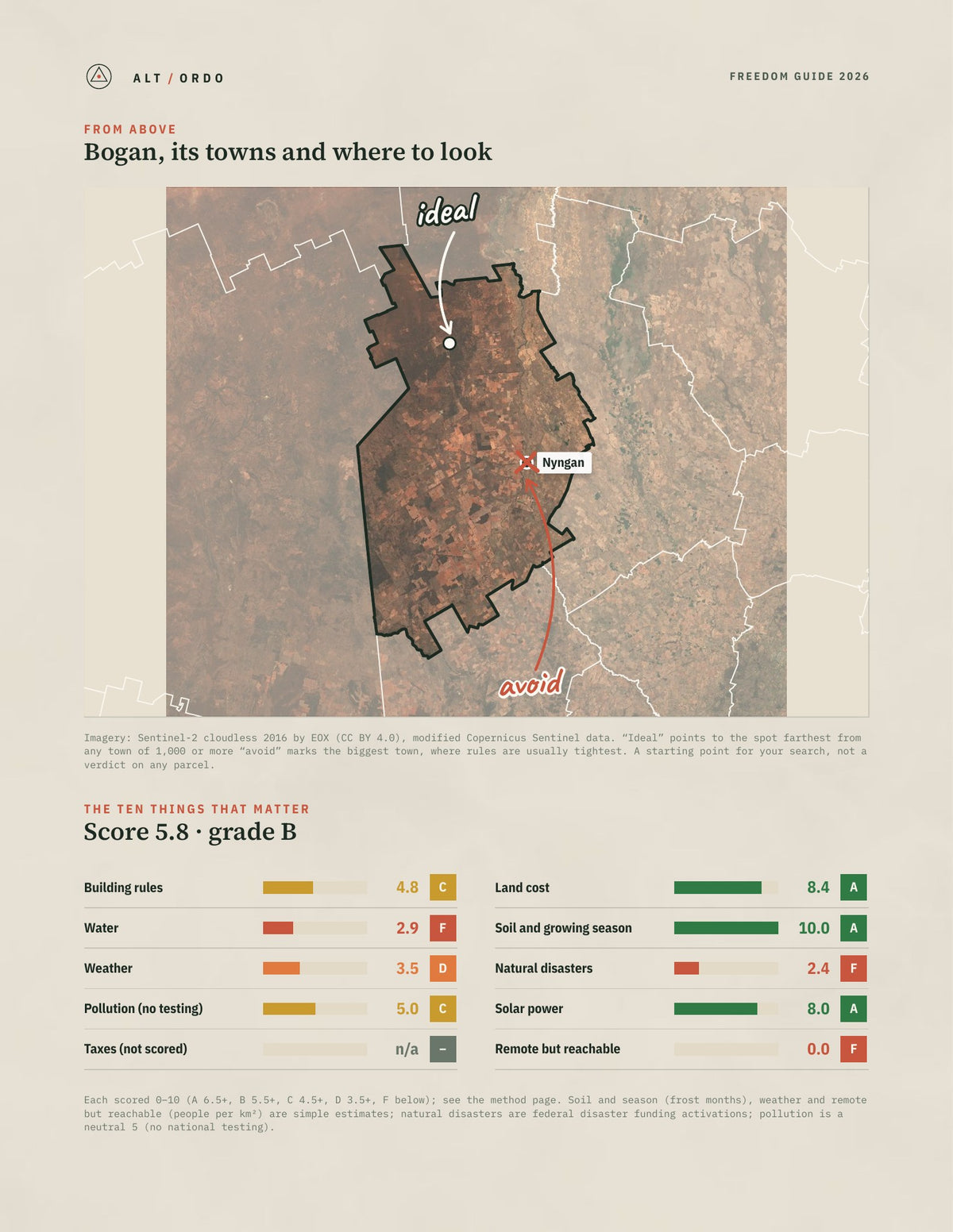 Bogan, New South Wales Off-Grid Guide 2026 from above