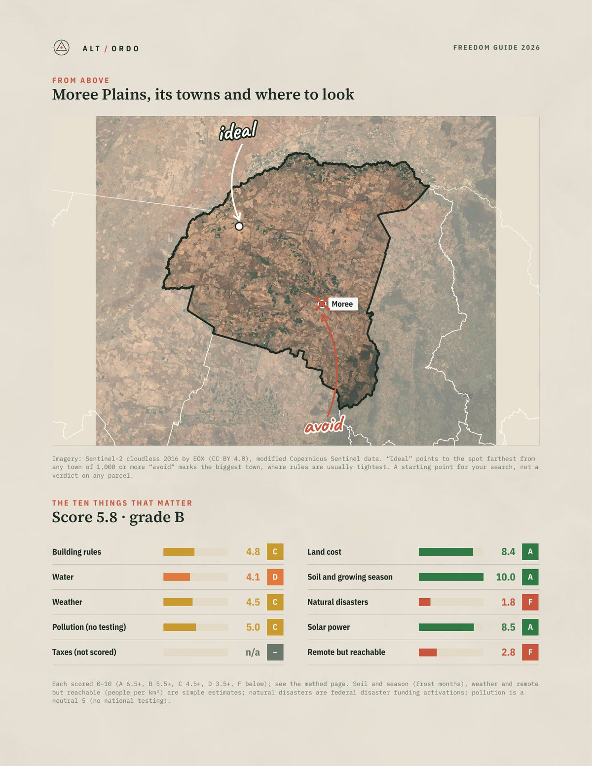 Moree Plains, New South Wales Off-Grid Guide 2026 from above