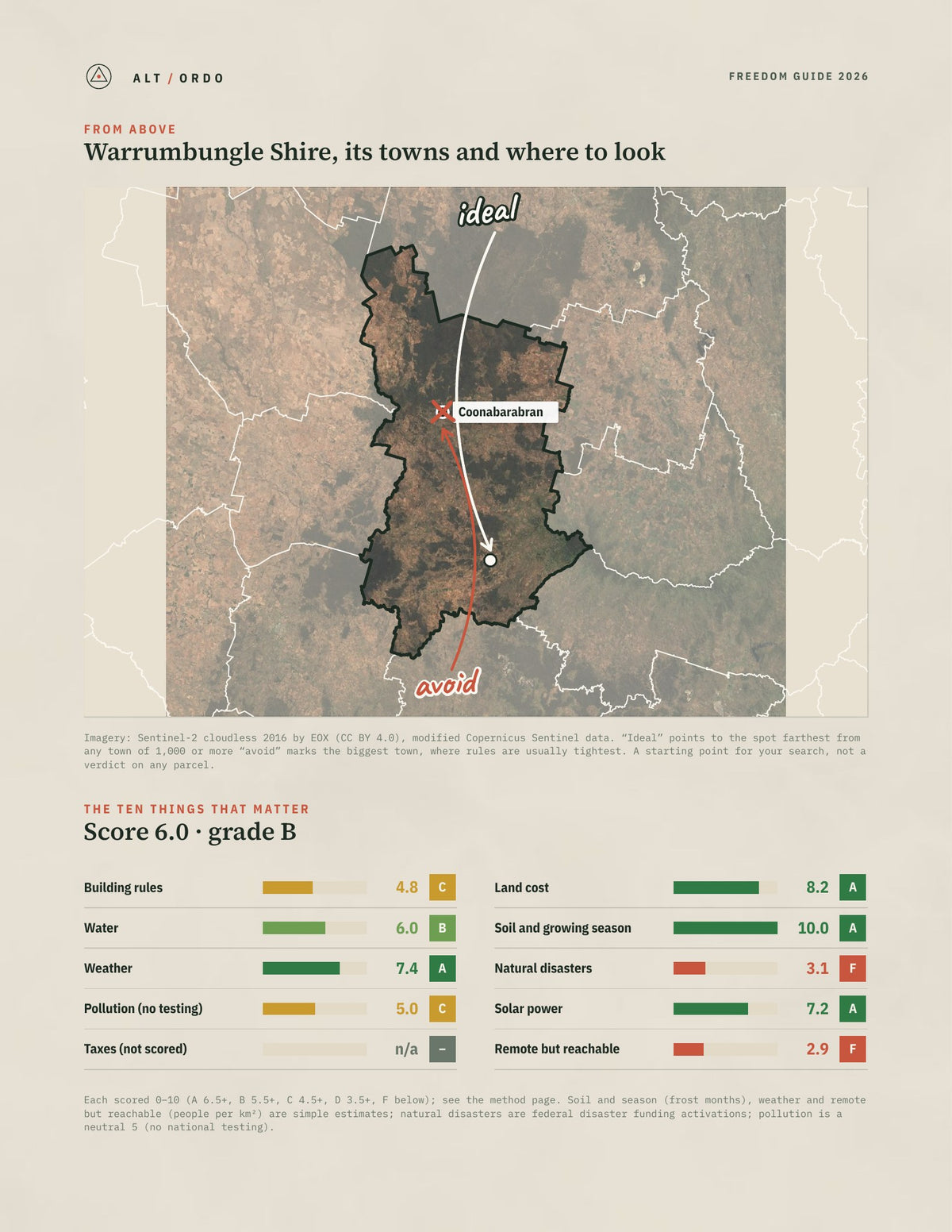 Warrumbungle Shire, New South Wales Off-Grid Guide 2026 from above