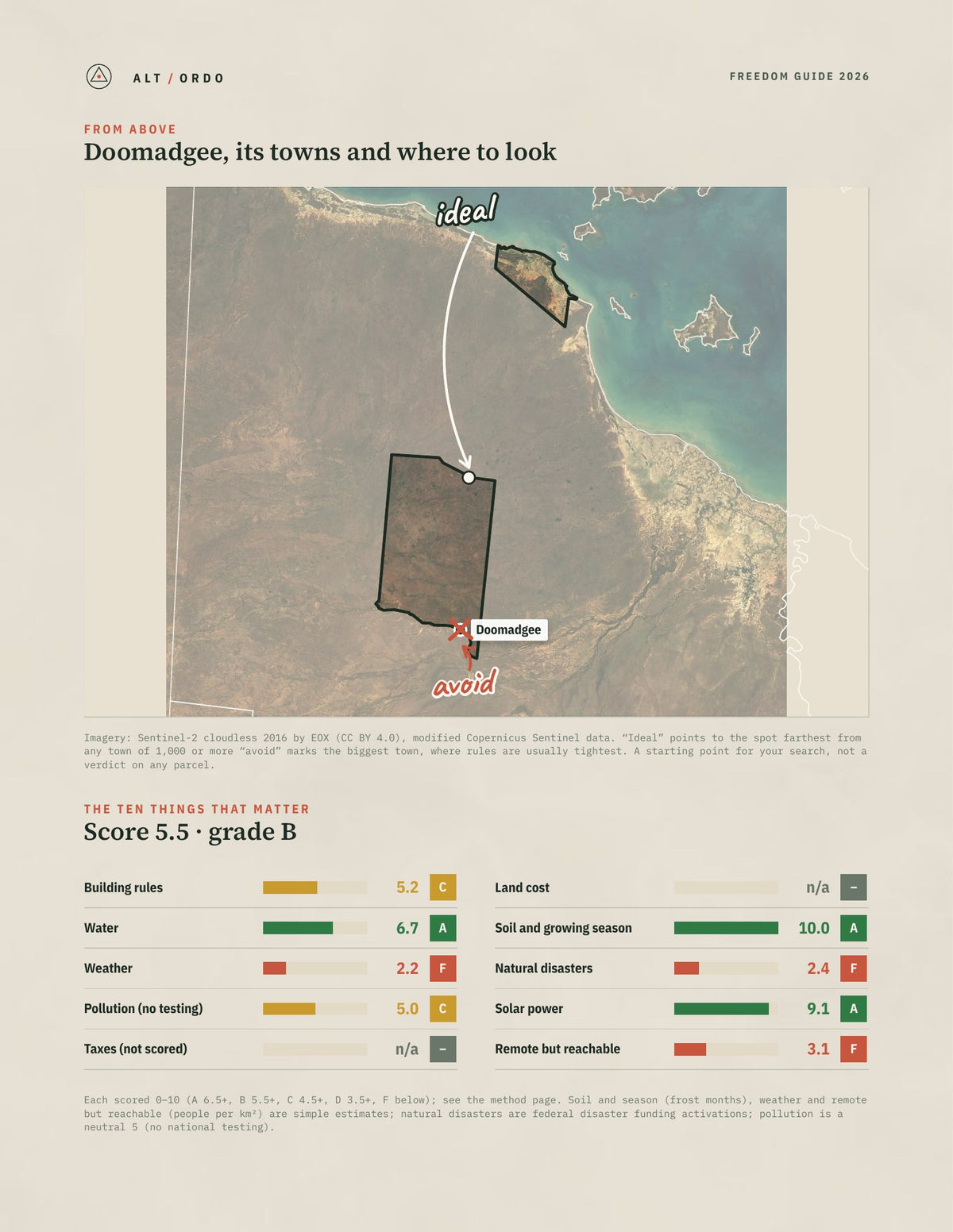 Doomadgee, Queensland Off-Grid Guide 2026 from above