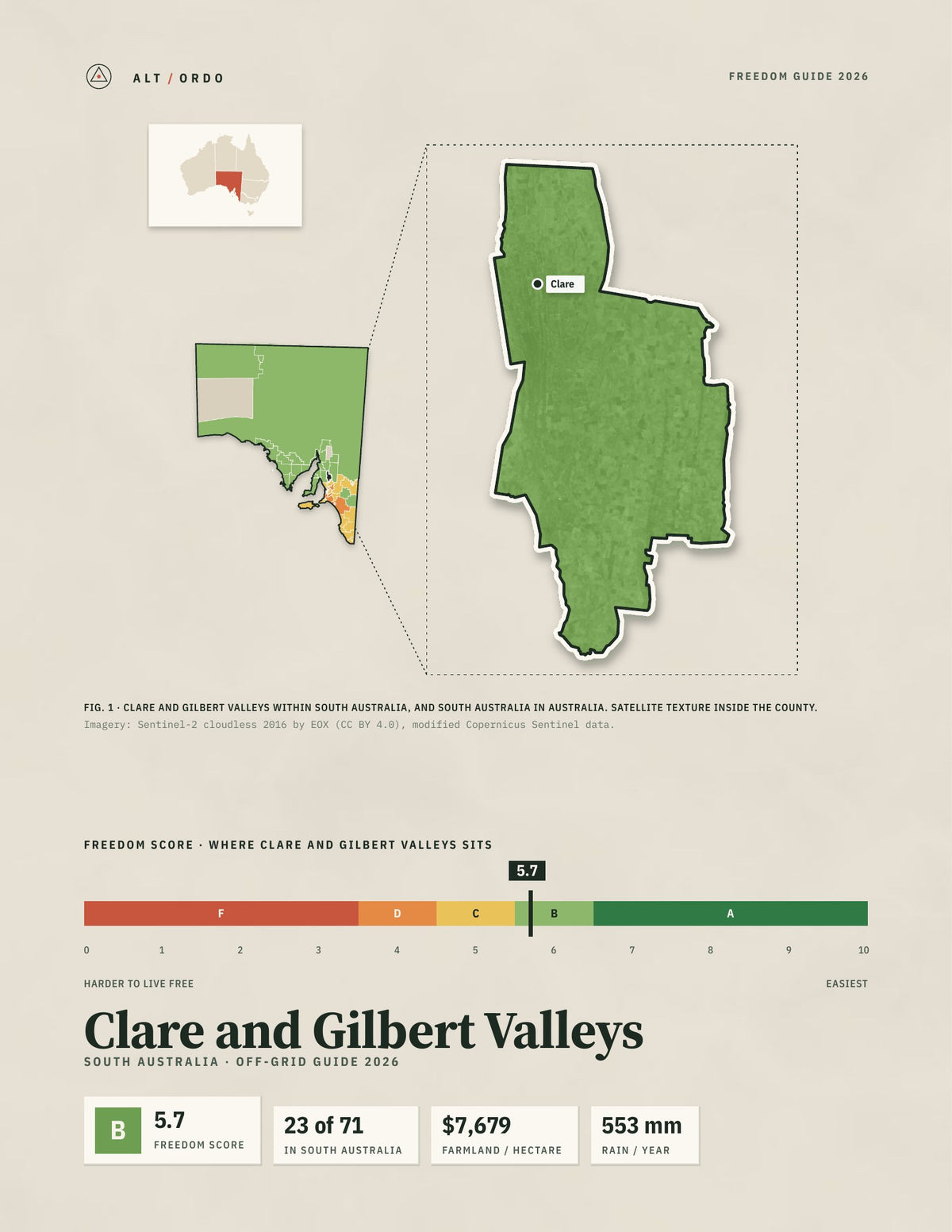Clare and Gilbert Valleys, South Australia Off-Grid Guide 2026