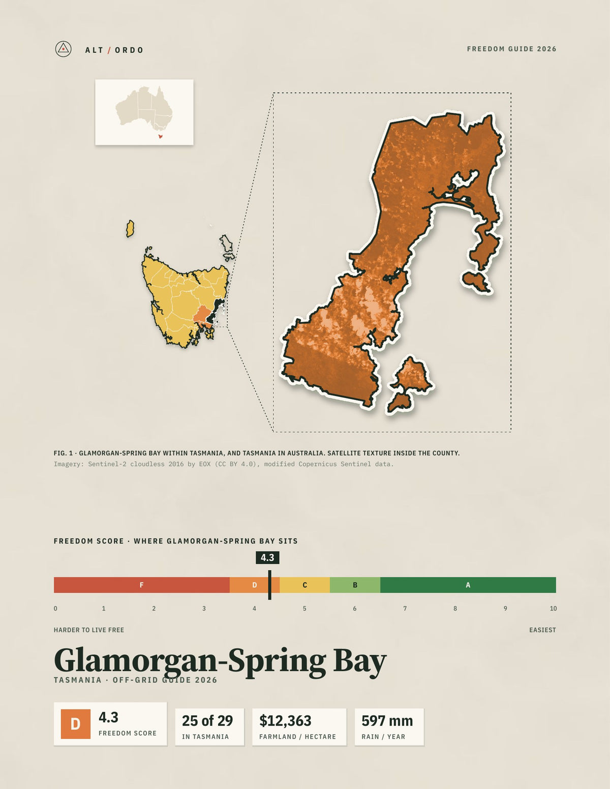 Glamorgan-Spring Bay, Tasmania Off-Grid Guide 2026