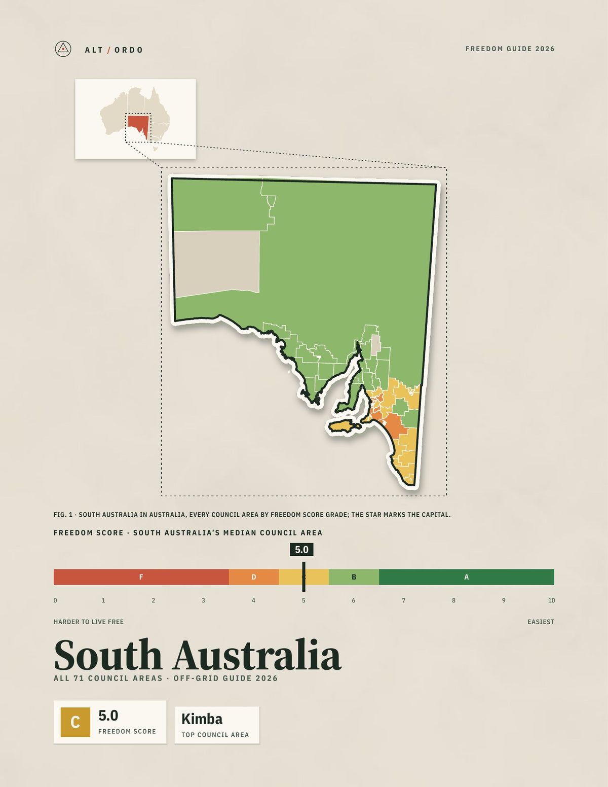 South Australia Off-Grid Guide 2026: All 71 Council Areas