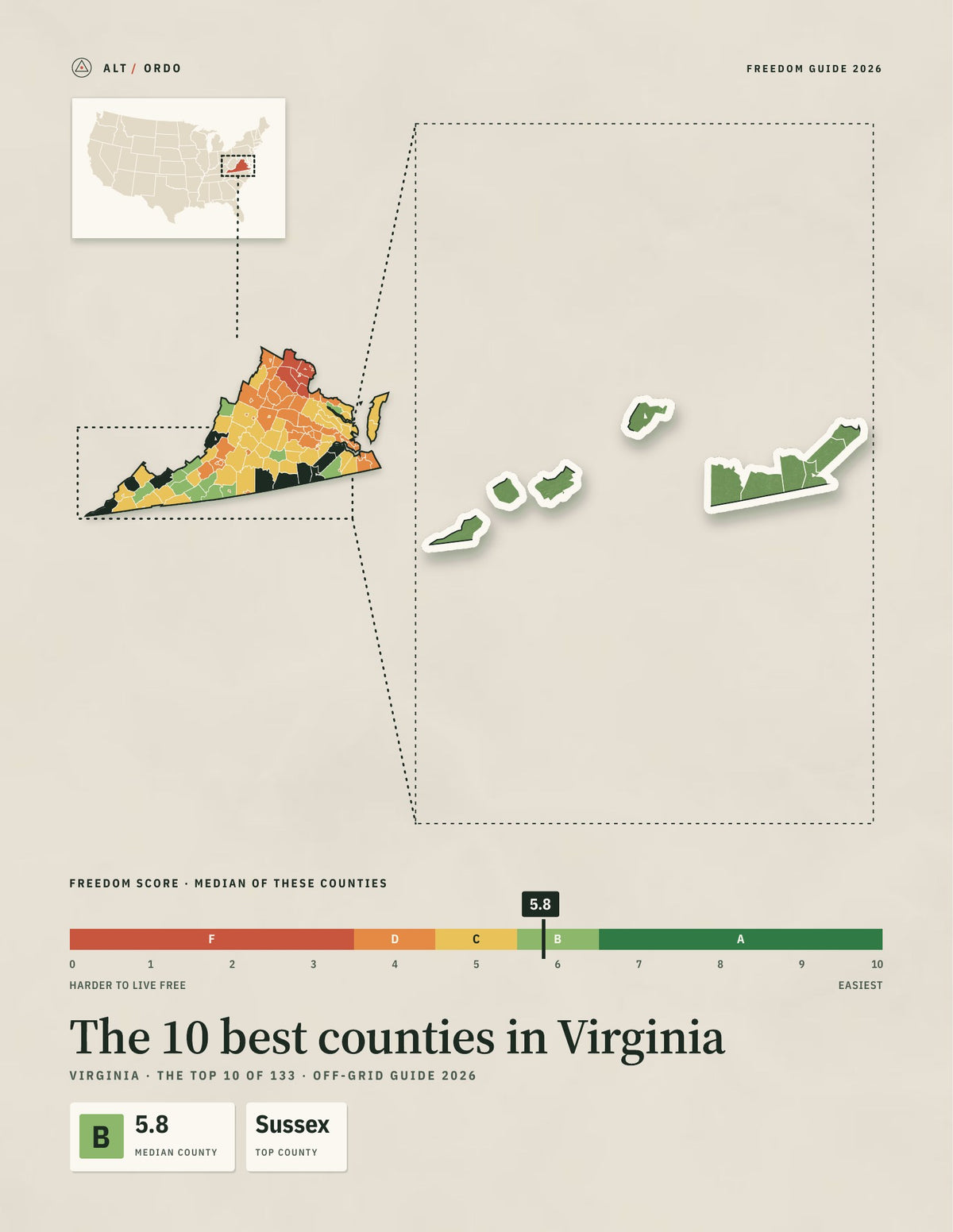 10 Best Counties in Virginia for Off-Grid Living (2026)