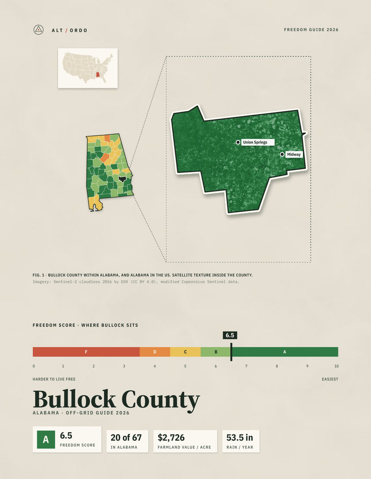 Bullock County, Alabama Off-Grid Guide 2026