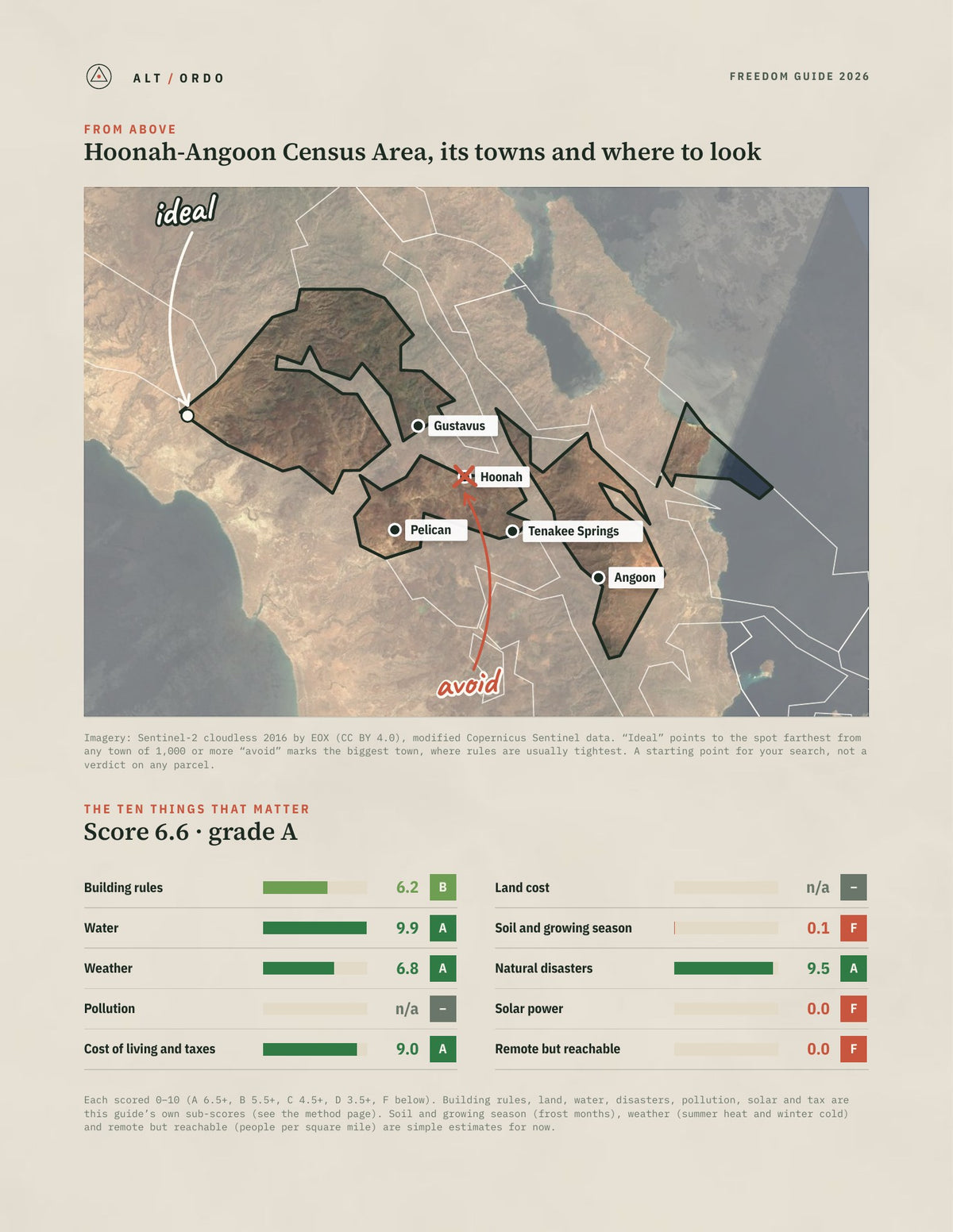 Hoonah-Angoon Census Area, Alaska Off-Grid Guide 2026 from above