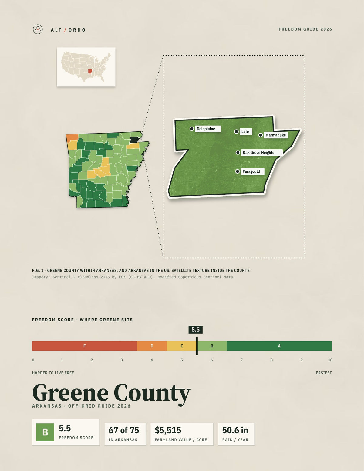 Greene County, Arkansas Off-Grid Guide 2026