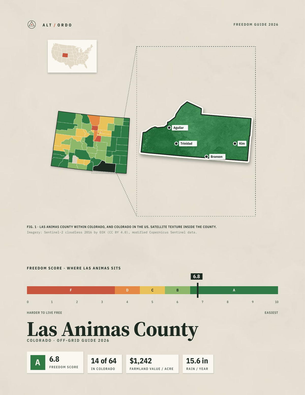 Las Animas County, Colorado Off-Grid Guide 2026