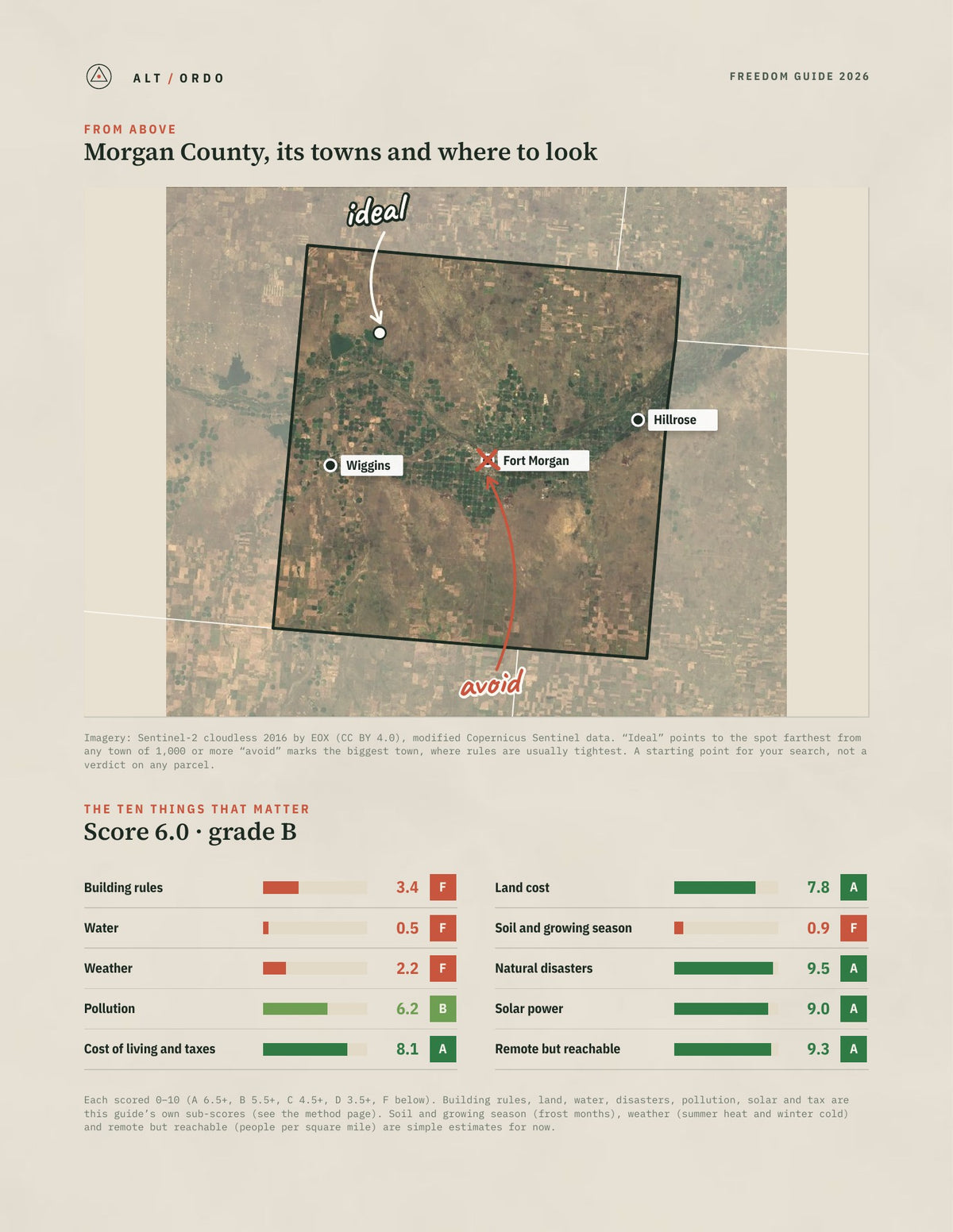 Morgan County, Colorado Off-Grid Guide 2026 from above