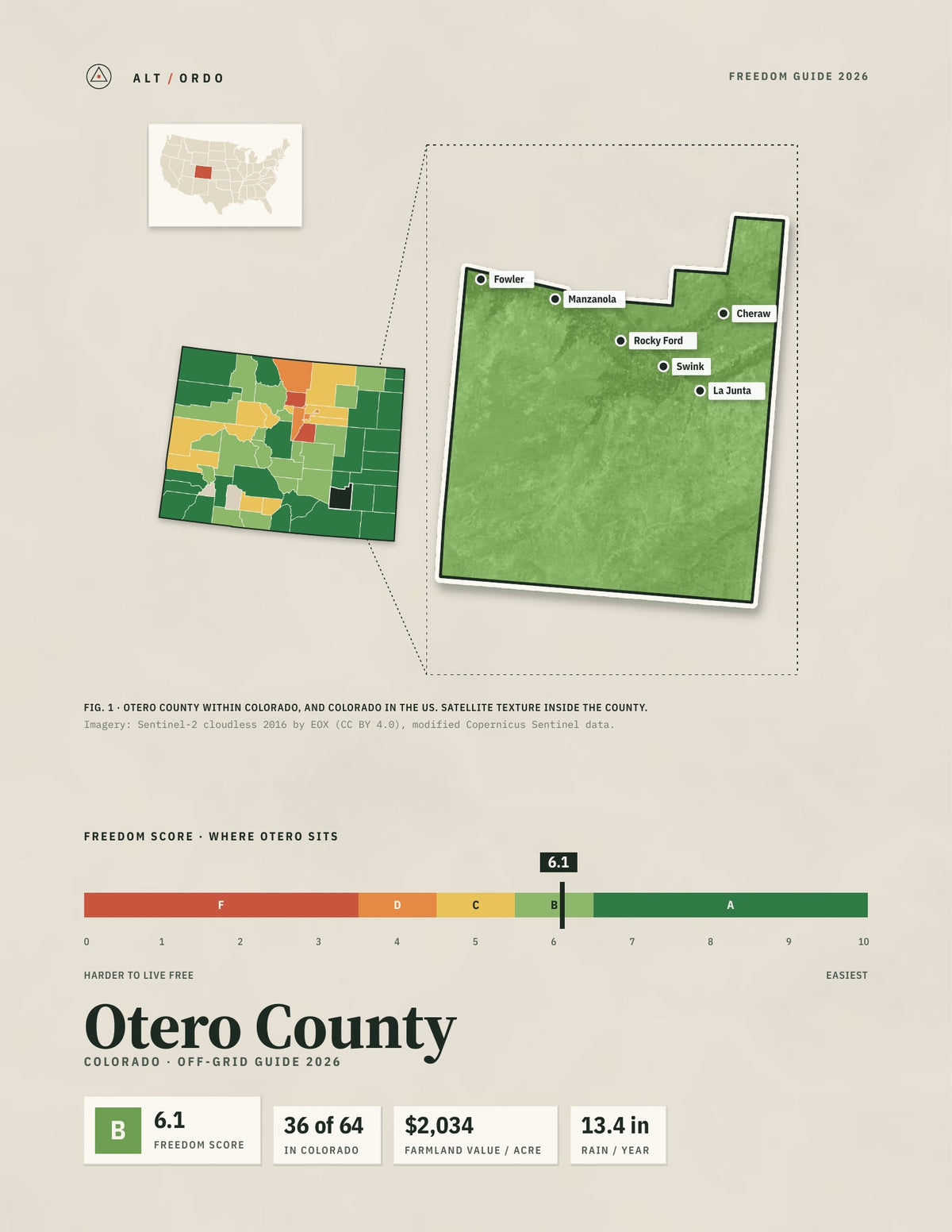 Otero County, Colorado Off-Grid Guide 2026