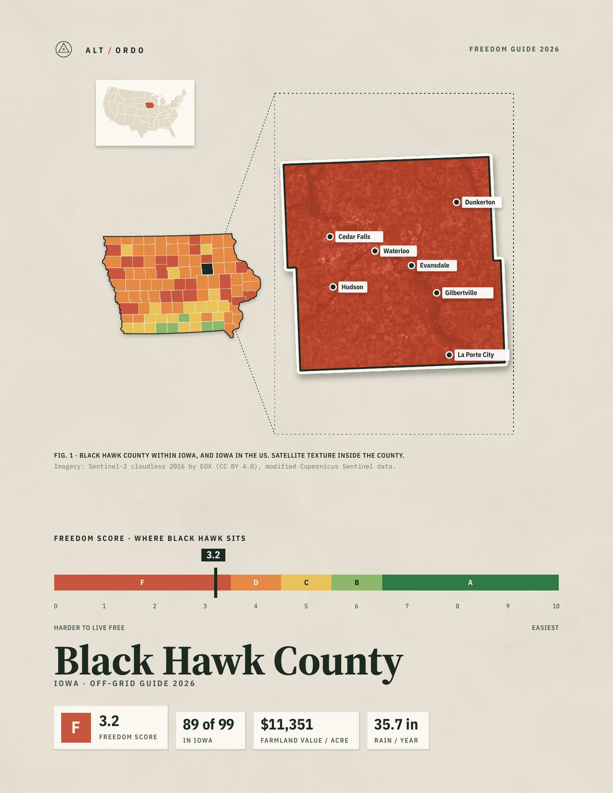 Black Hawk County, Iowa Off-Grid Guide 2026