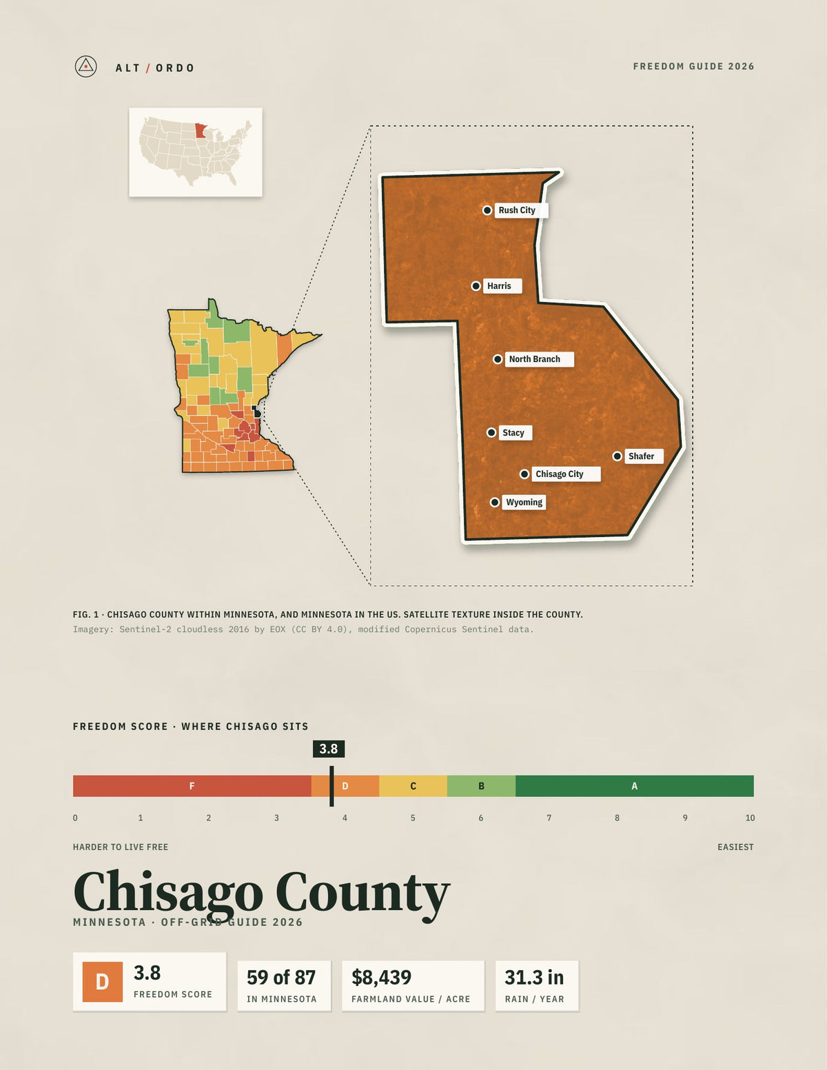 Chisago County, Minnesota Off-Grid Guide 2026
