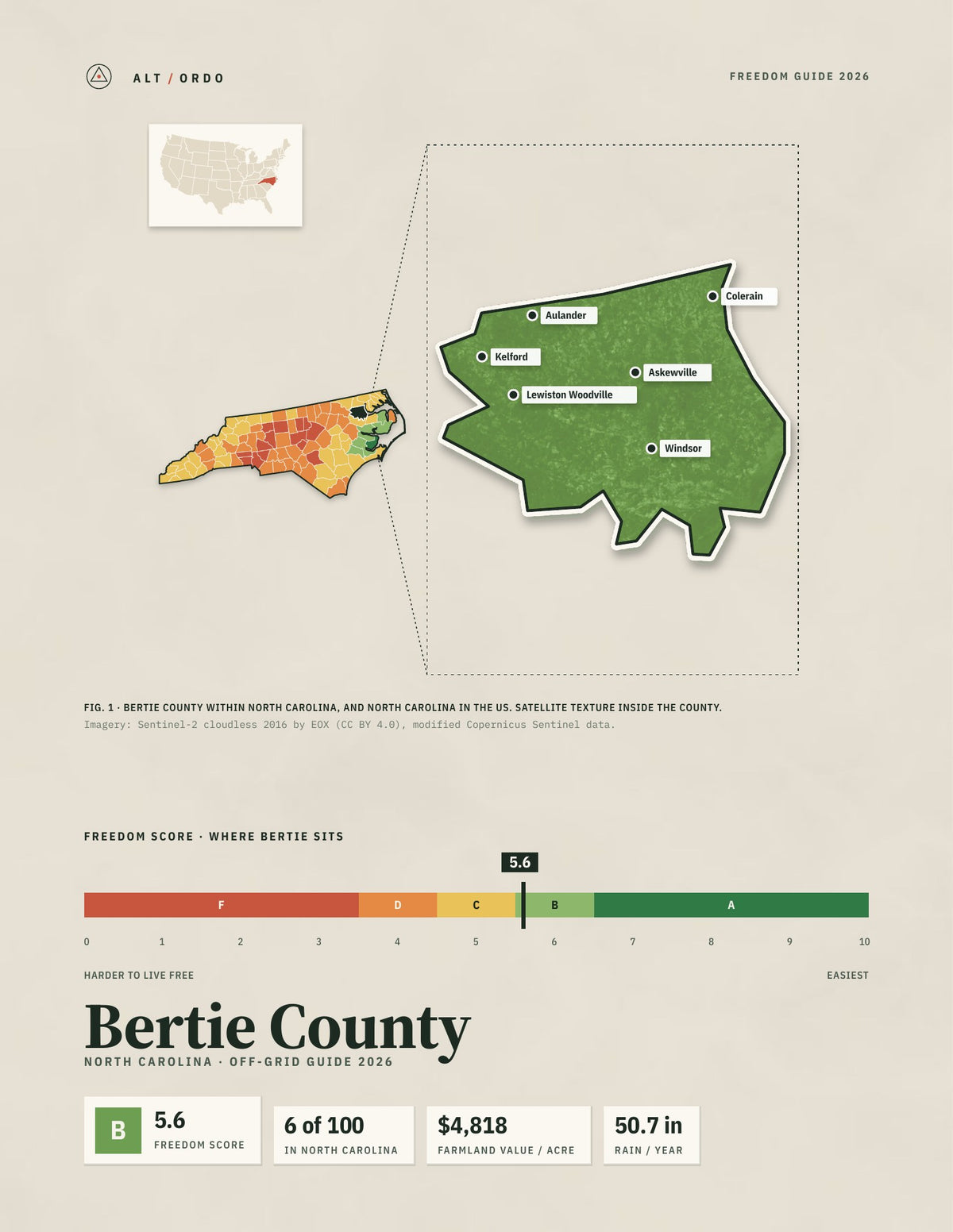 Bertie County, North Carolina Off-Grid Guide 2026
