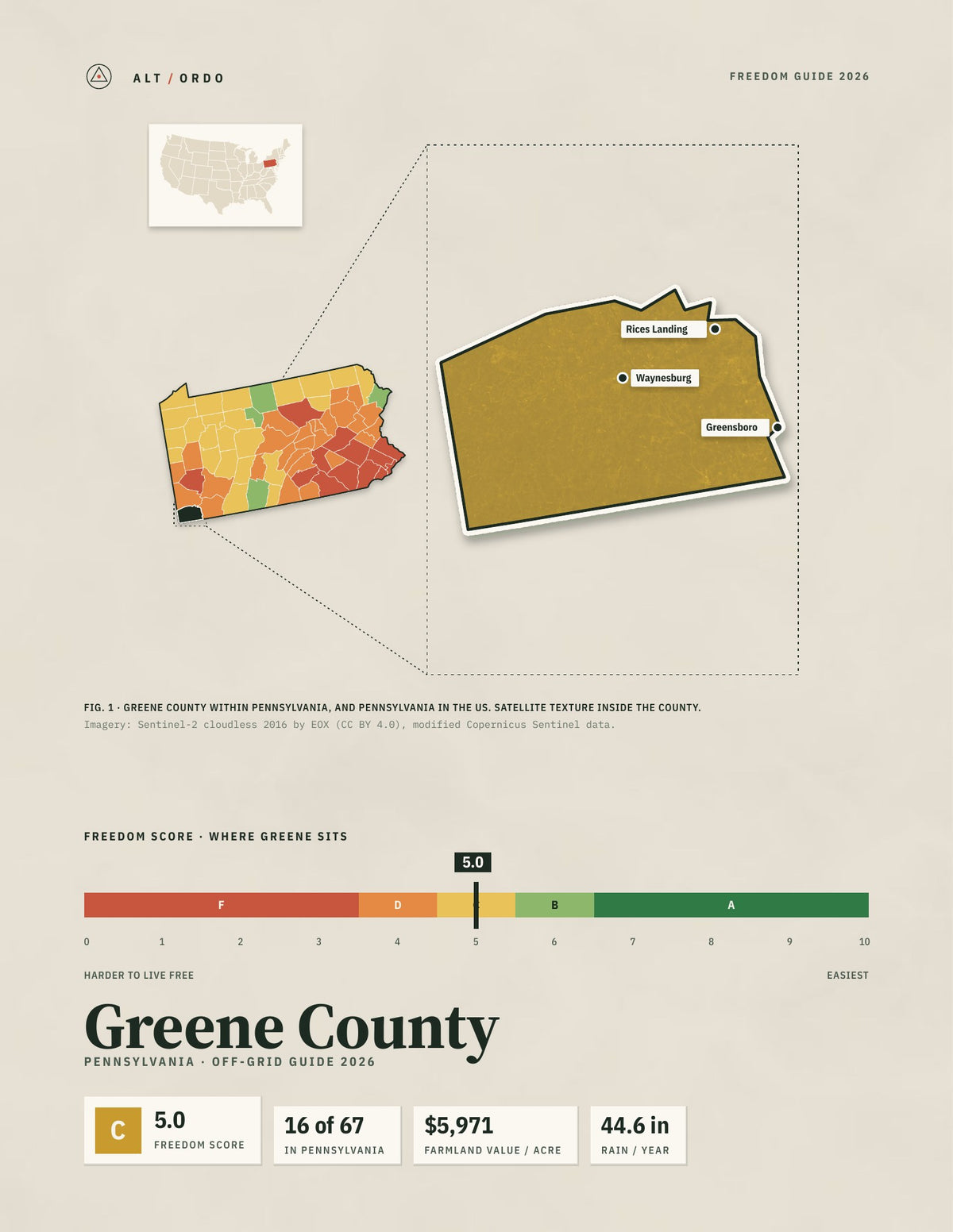 Greene County, Pennsylvania Off-Grid Guide 2026