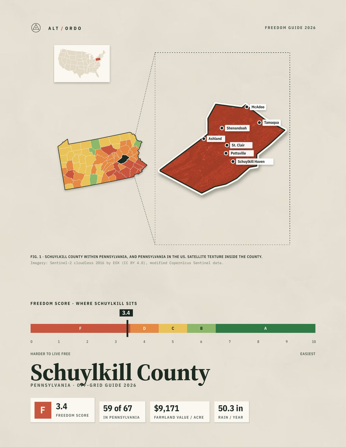 Schuylkill County, Pennsylvania Off-Grid Guide 2026