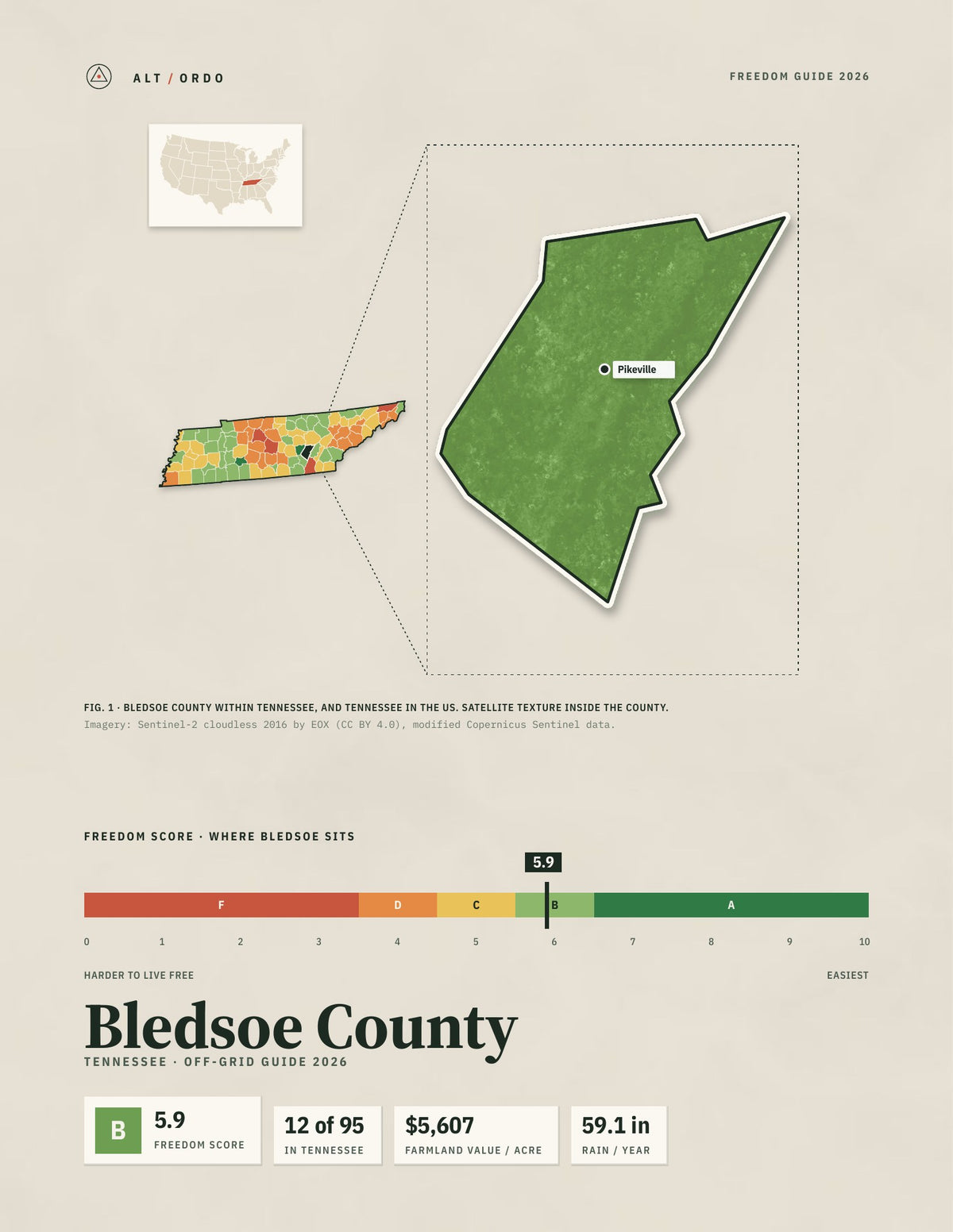Bledsoe County, Tennessee Off-Grid Guide 2026