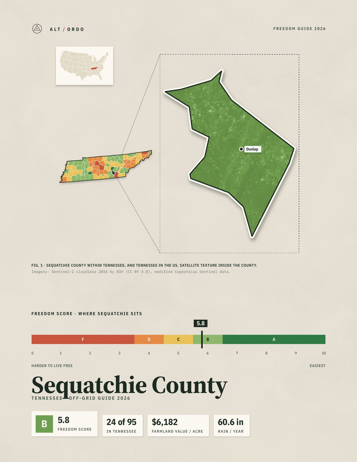 Sequatchie County, Tennessee Off-Grid Guide 2026