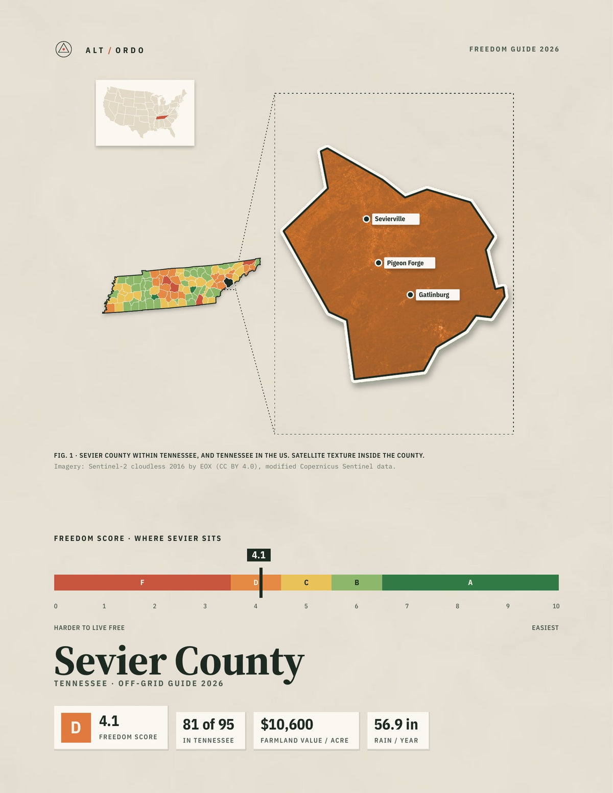 Sevier County, Tennessee Off-Grid Guide 2026