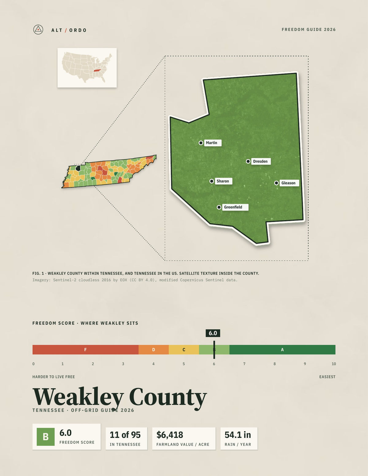 Weakley County, Tennessee Off-Grid Guide 2026