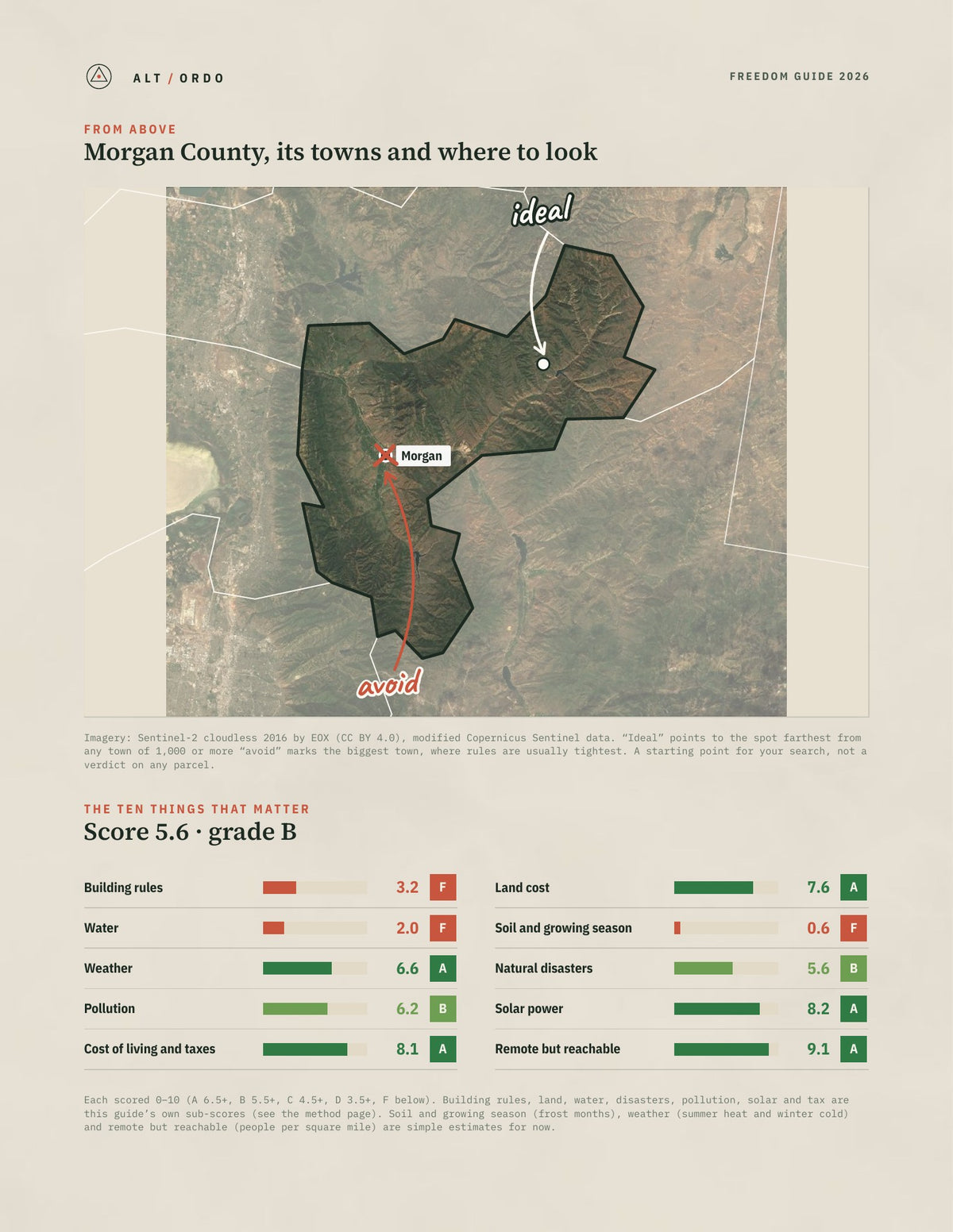 Morgan County, Utah Off-Grid Guide 2026 from above