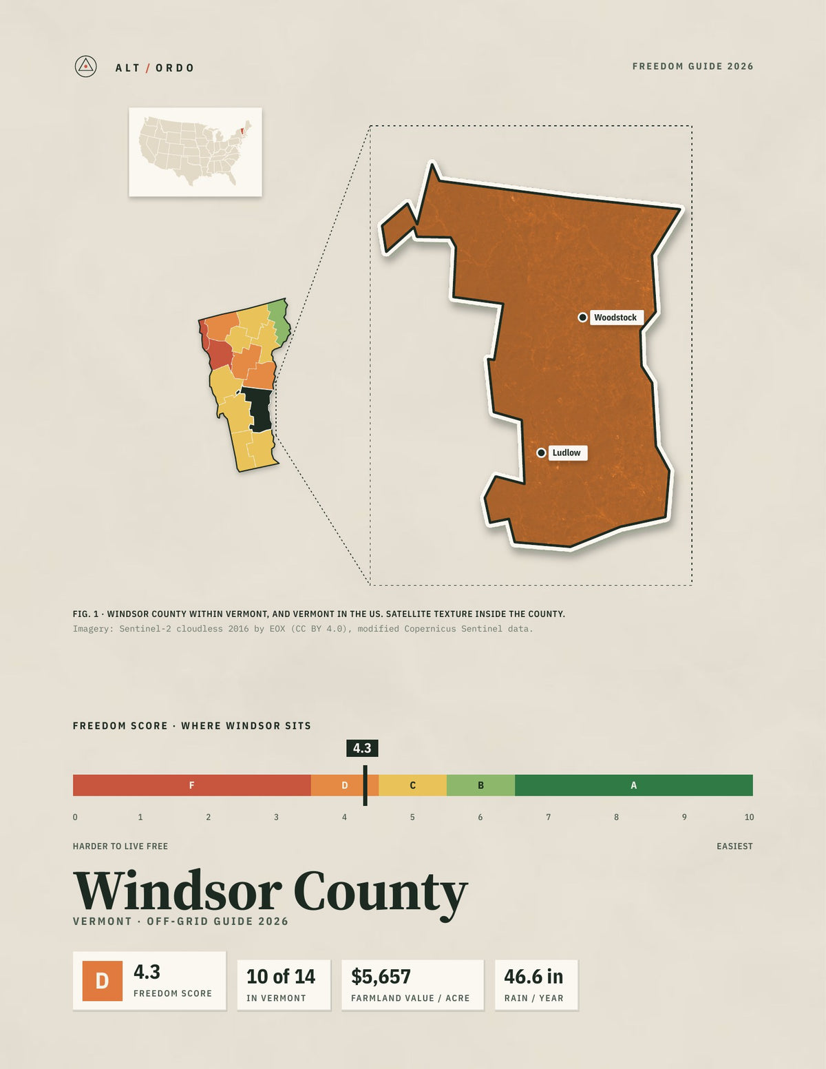 Windsor County, Vermont Off-Grid Guide 2026