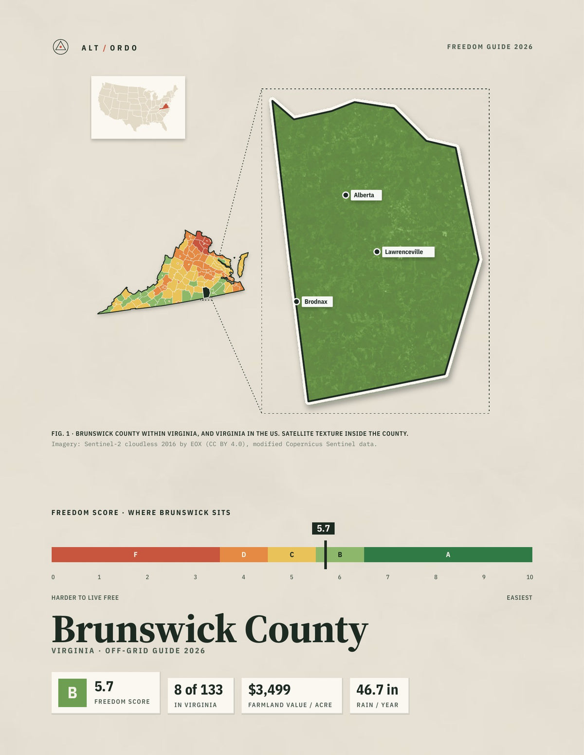 Brunswick County, Virginia Off-Grid Guide 2026