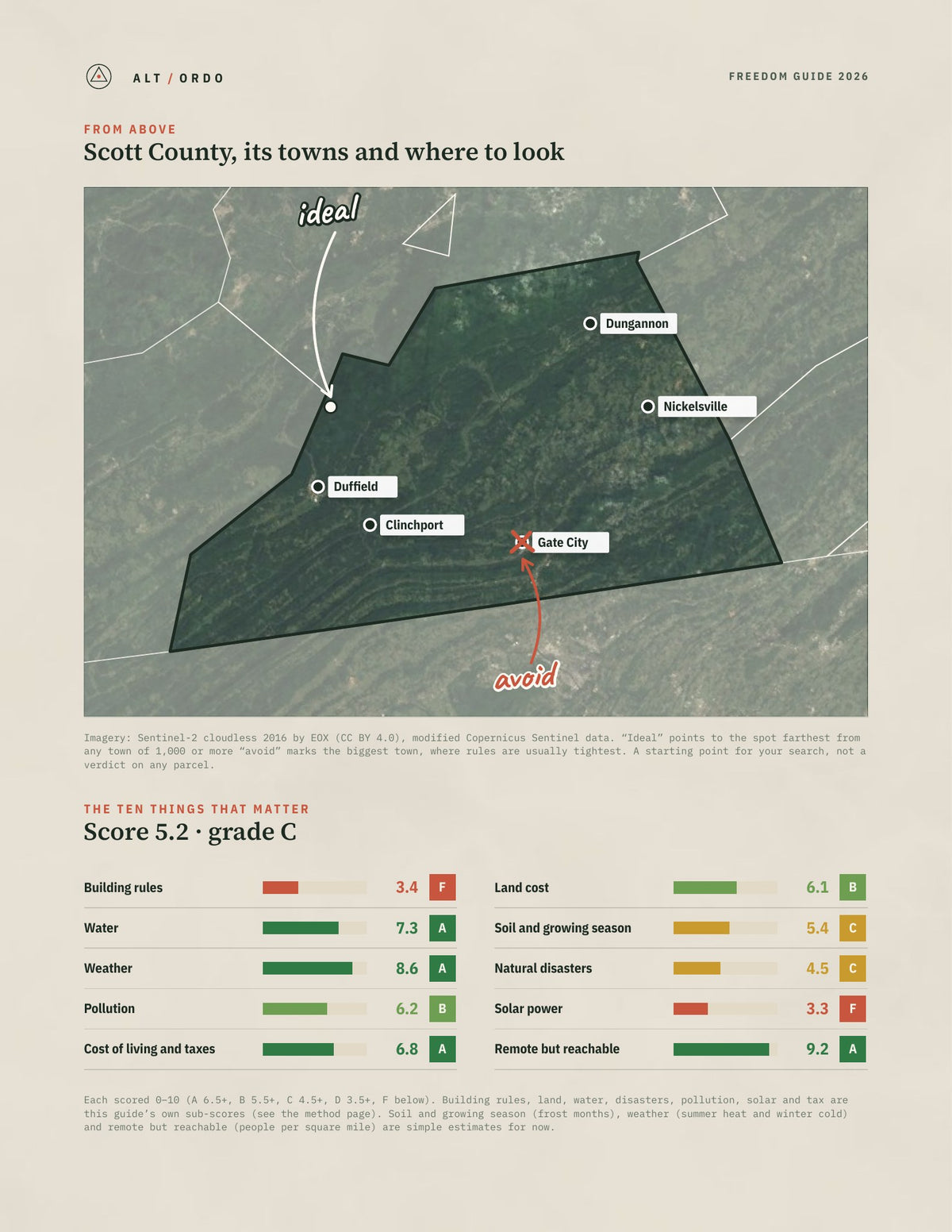 Scott County, Virginia Off-Grid Guide 2026 from above
