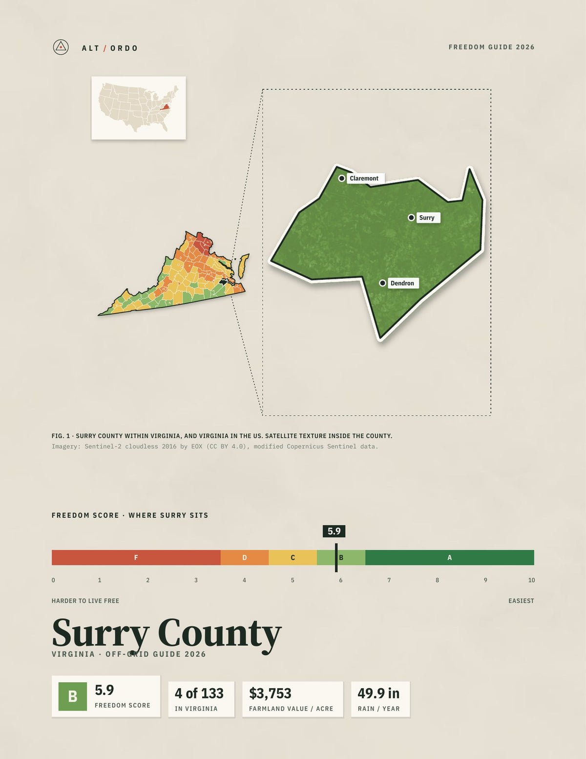 Surry County, Virginia Off-Grid Guide 2026