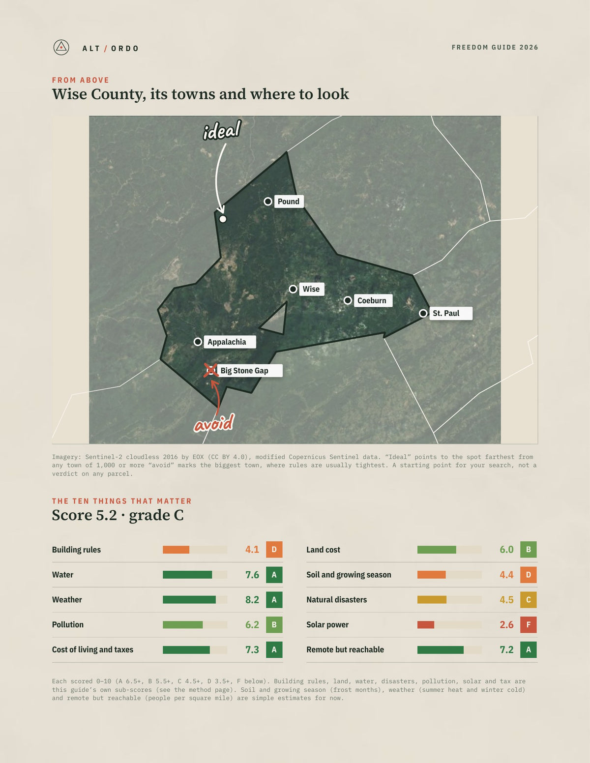 Wise County, Virginia Off-Grid Guide 2026 from above