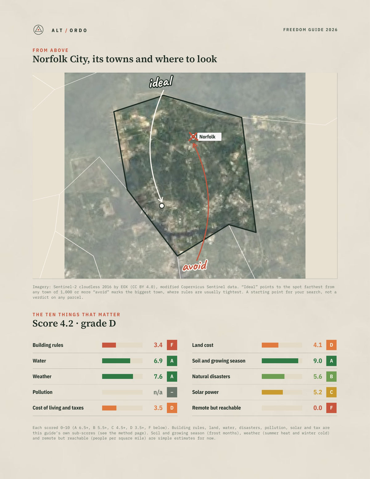 Norfolk City, Virginia Off-Grid Guide 2026 from above