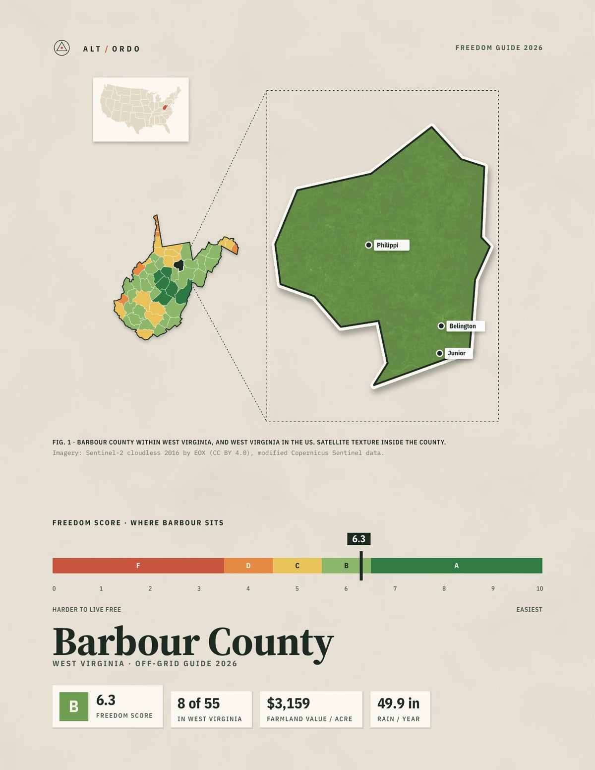 Barbour County, West Virginia Off-Grid Guide 2026