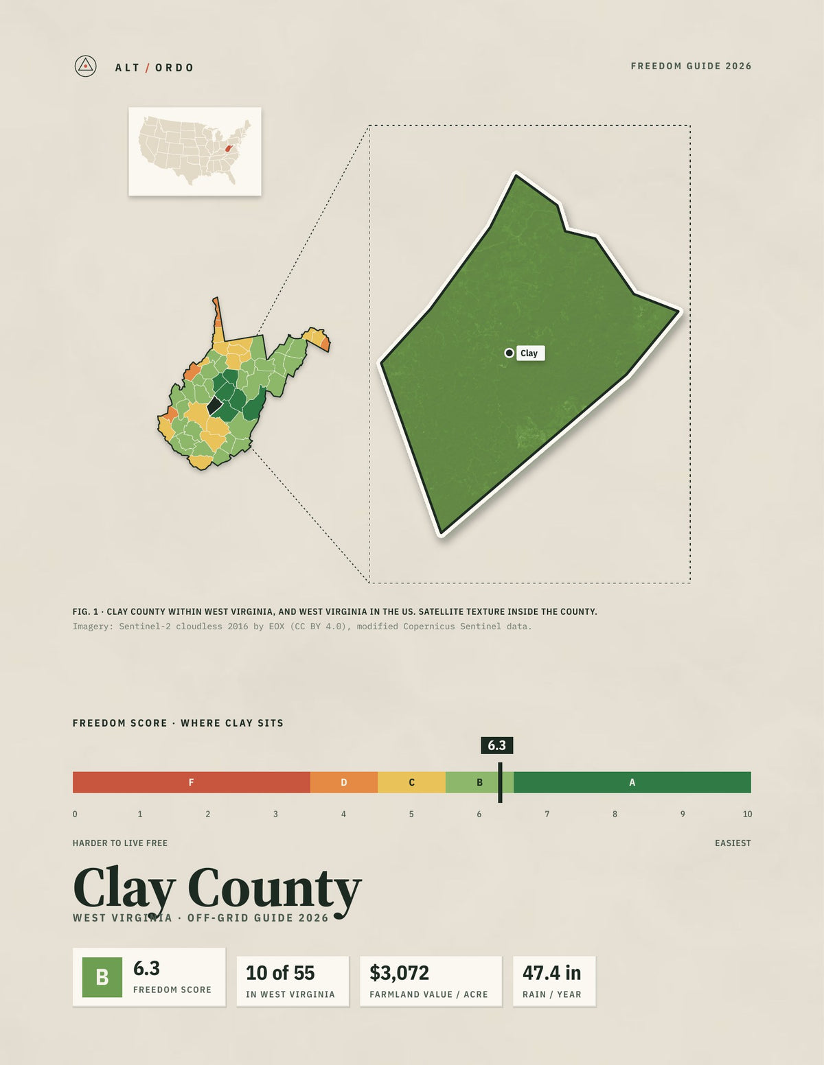 Clay County, West Virginia Off-Grid Guide 2026