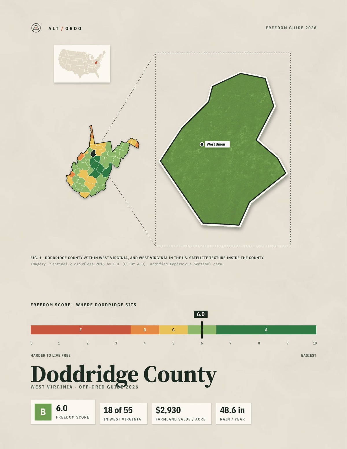 Doddridge County, West Virginia Off-Grid Guide 2026