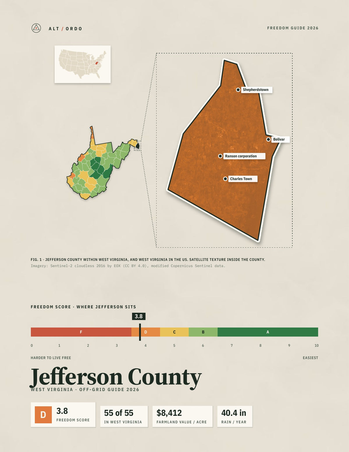 Jefferson County, West Virginia Off-Grid Guide 2026