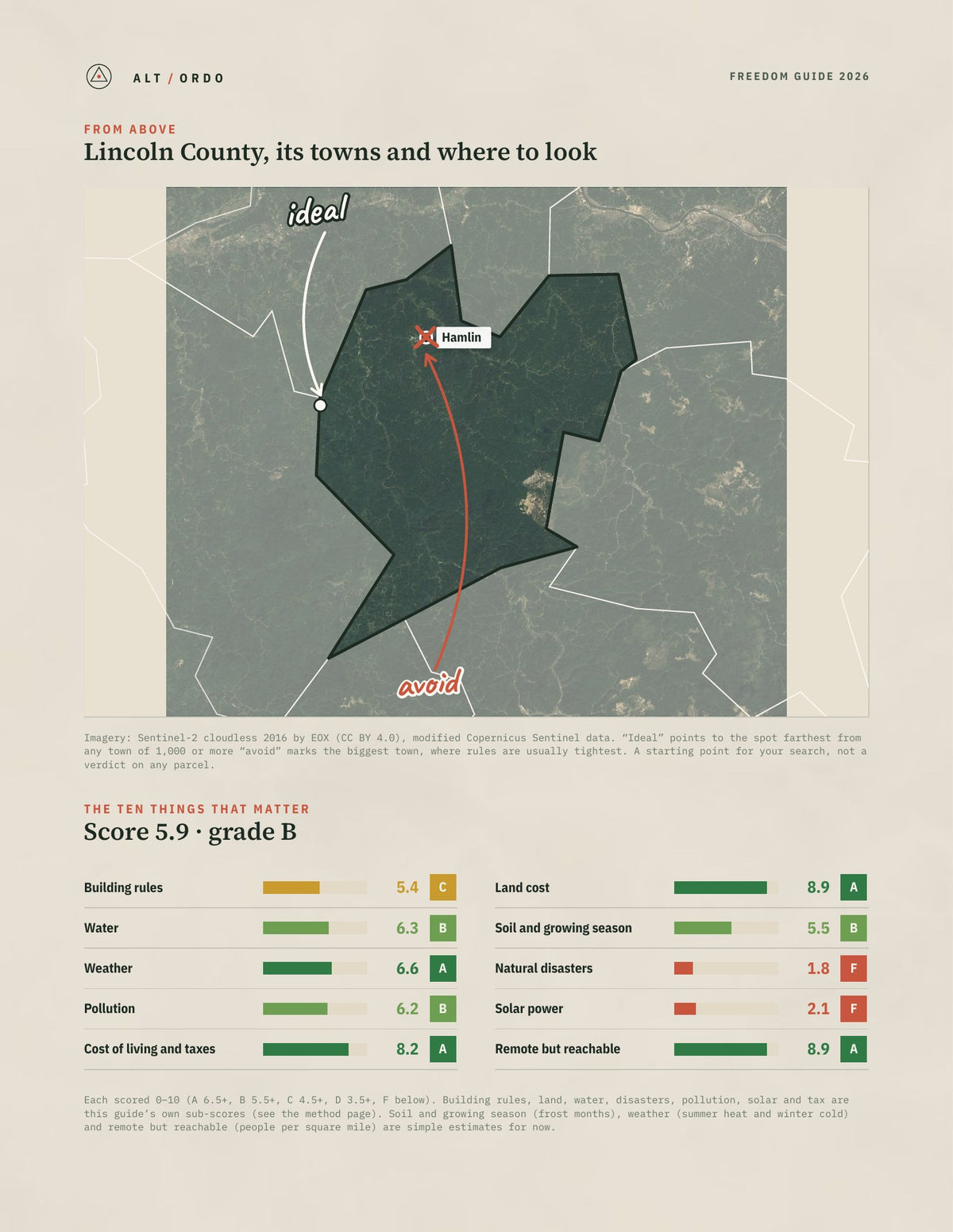 Lincoln County, West Virginia Off-Grid Guide 2026 from above