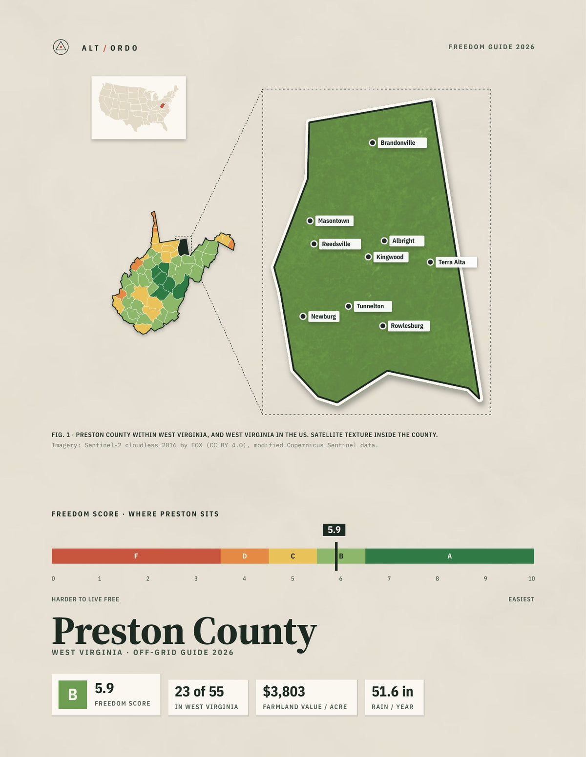 Preston County, West Virginia Off-Grid Guide 2026