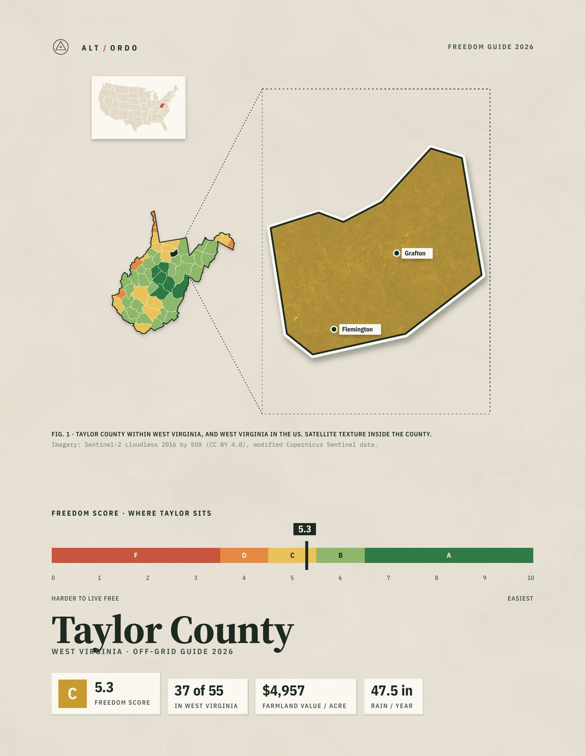 Taylor County, West Virginia Off-Grid Guide 2026