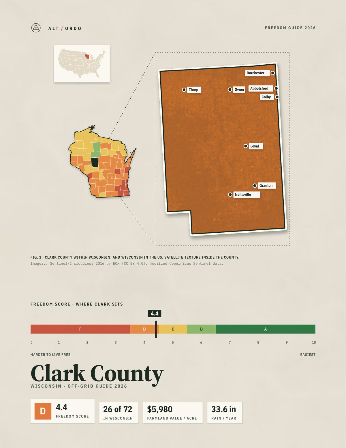 Clark County, Wisconsin Off-Grid Guide 2026