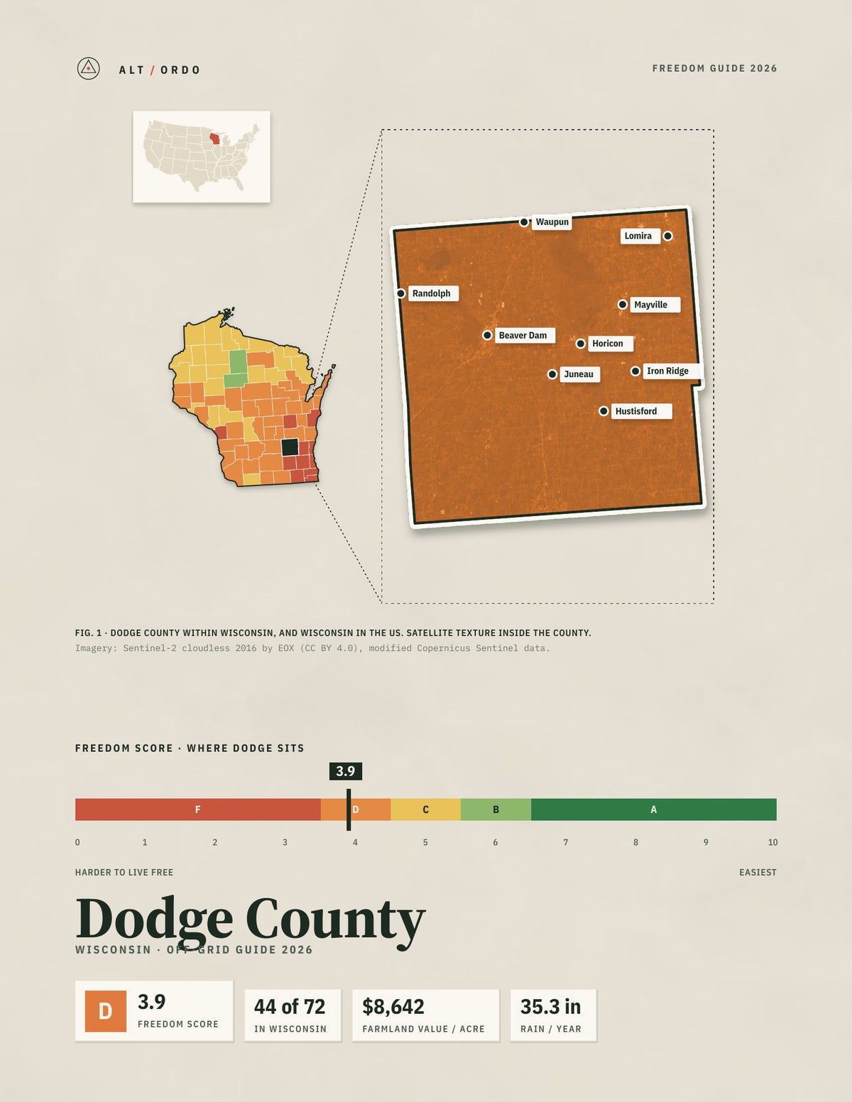 Dodge County, Wisconsin Off-Grid Guide 2026