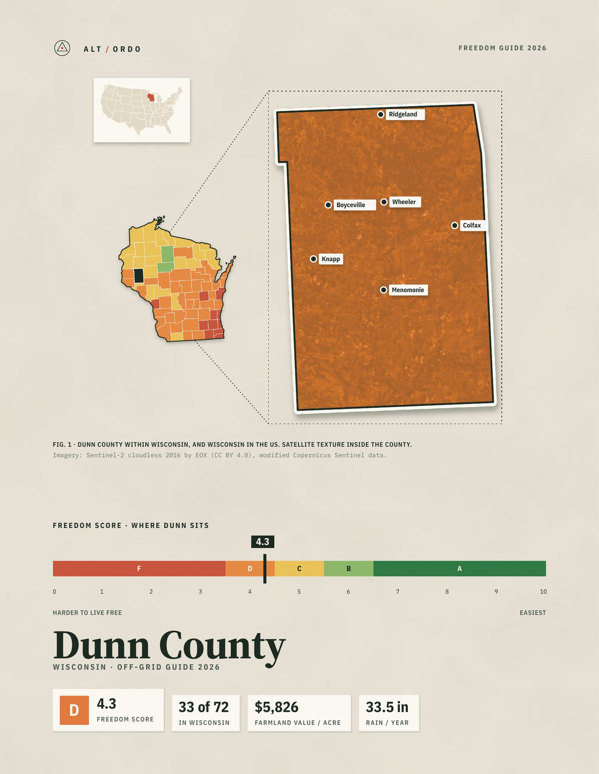 Dunn County, Wisconsin Off-Grid Guide 2026
