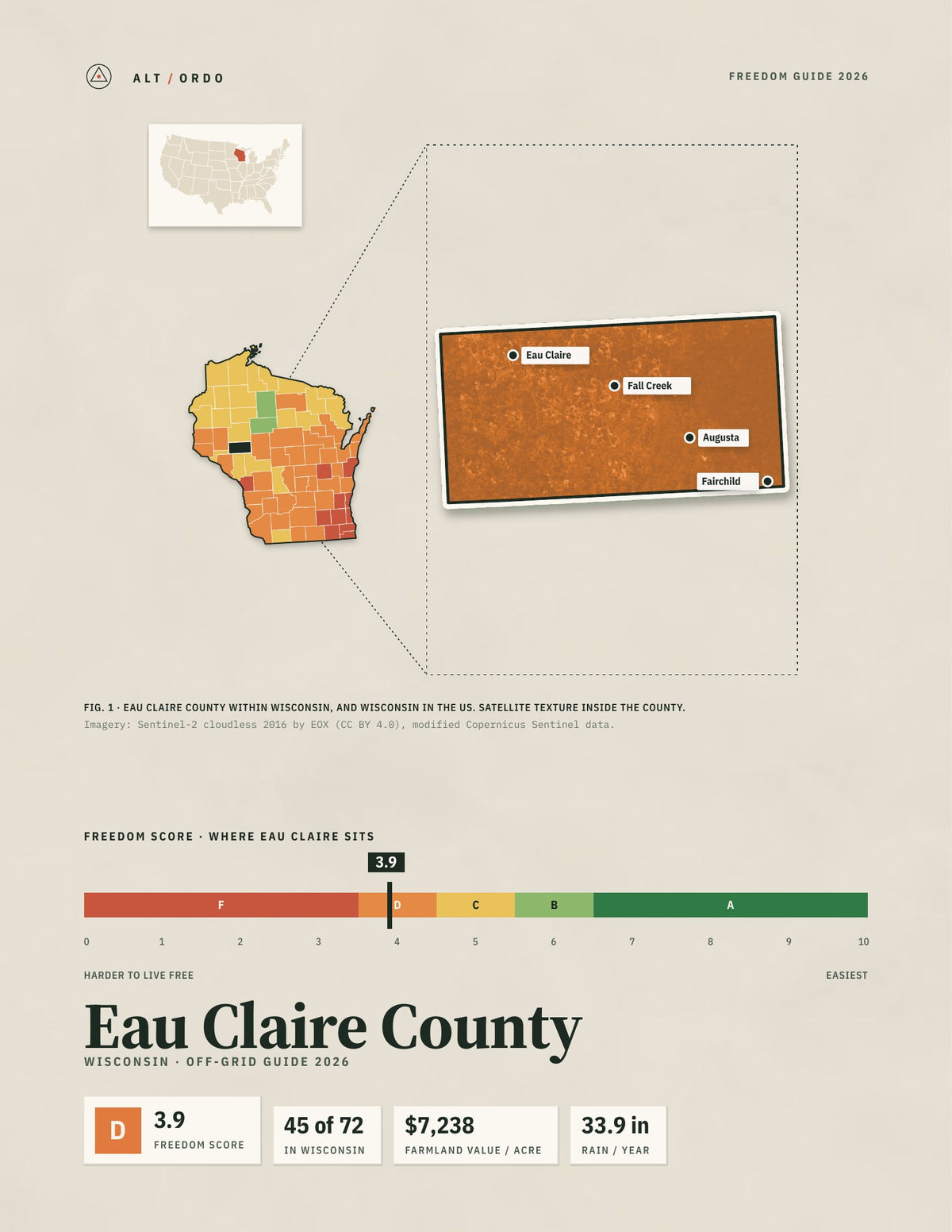 Eau Claire County, Wisconsin Off-Grid Guide 2026