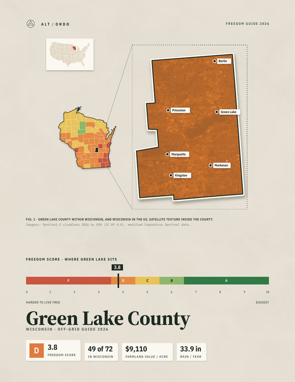 Green Lake County, Wisconsin Off-Grid Guide 2026