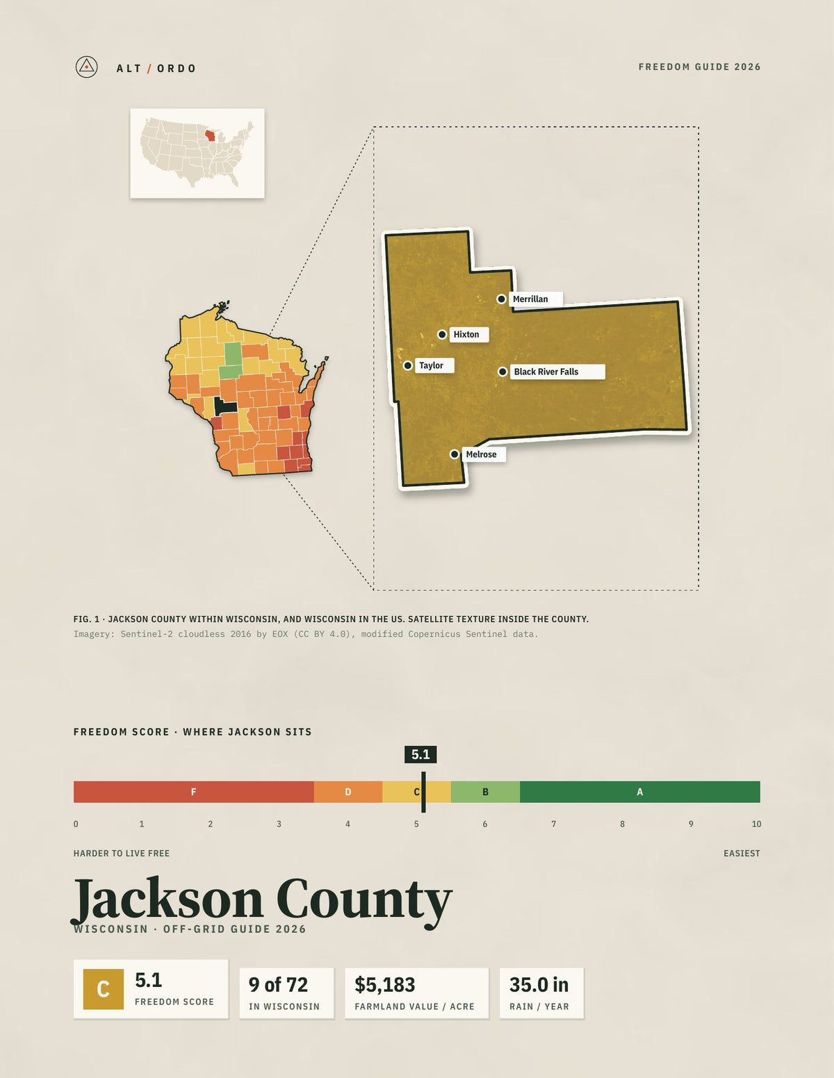 Jackson County, Wisconsin Off-Grid Guide 2026