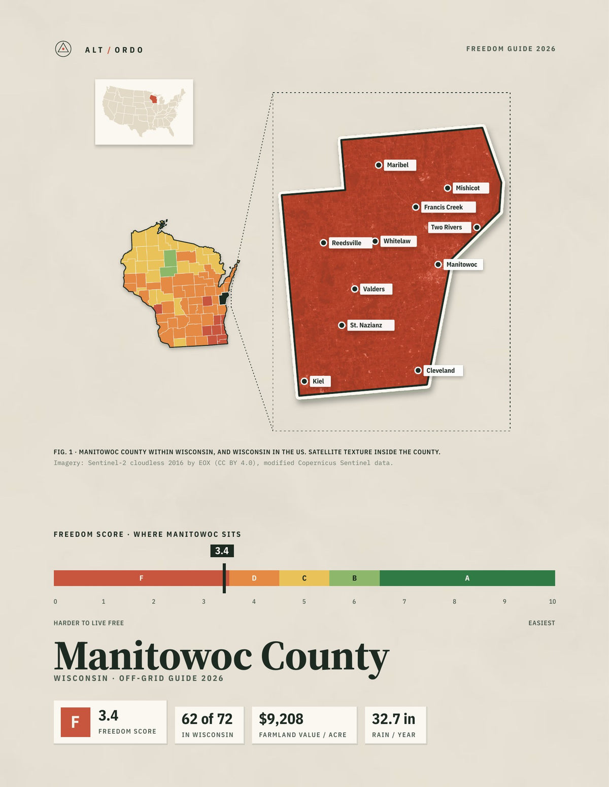 Manitowoc County, Wisconsin Off-Grid Guide 2026
