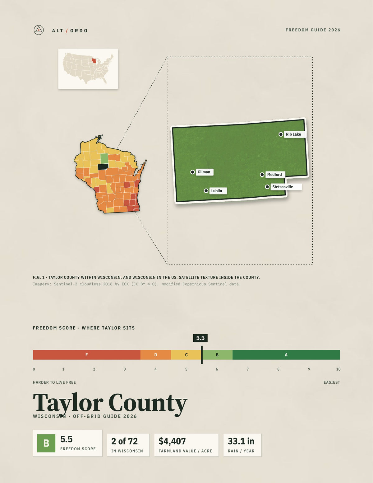 Taylor County, Wisconsin Off-Grid Guide 2026