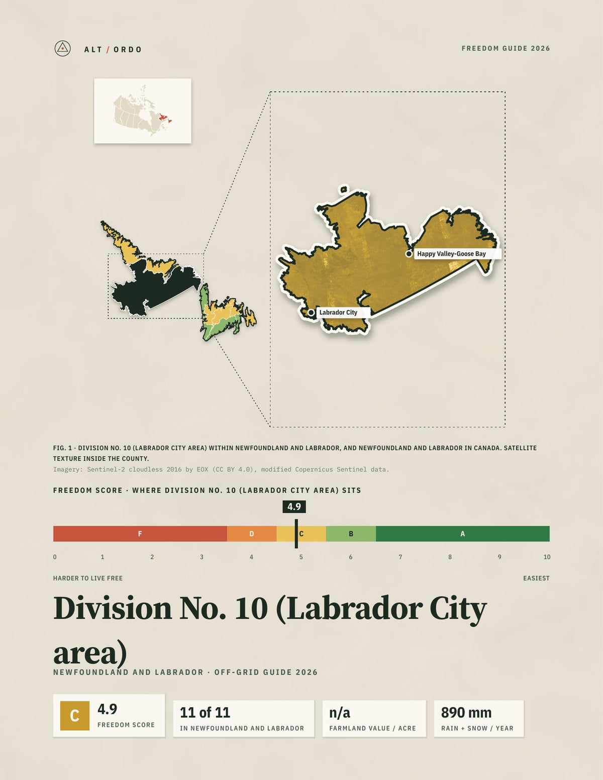 Division No. 10 (Labrador City area), Newfoundland and Labrador Off-Grid Guide 2026