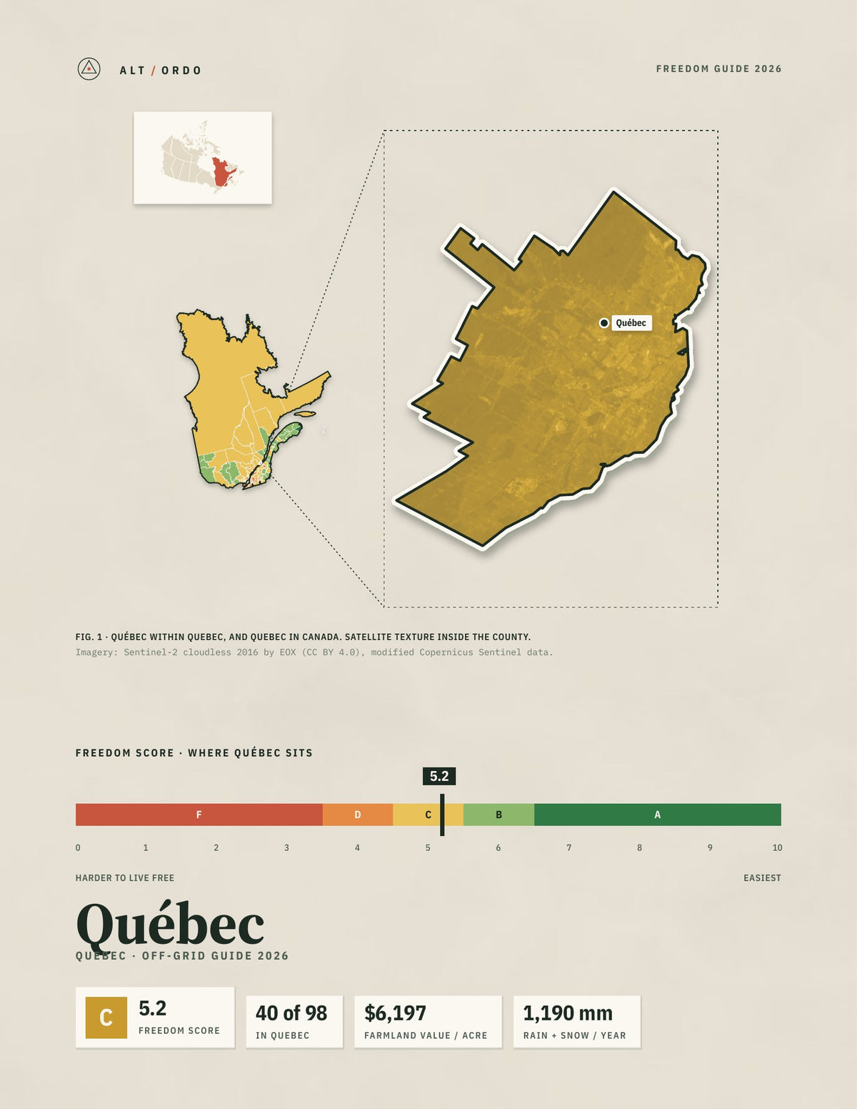 Québec, Quebec Off-Grid Guide 2026