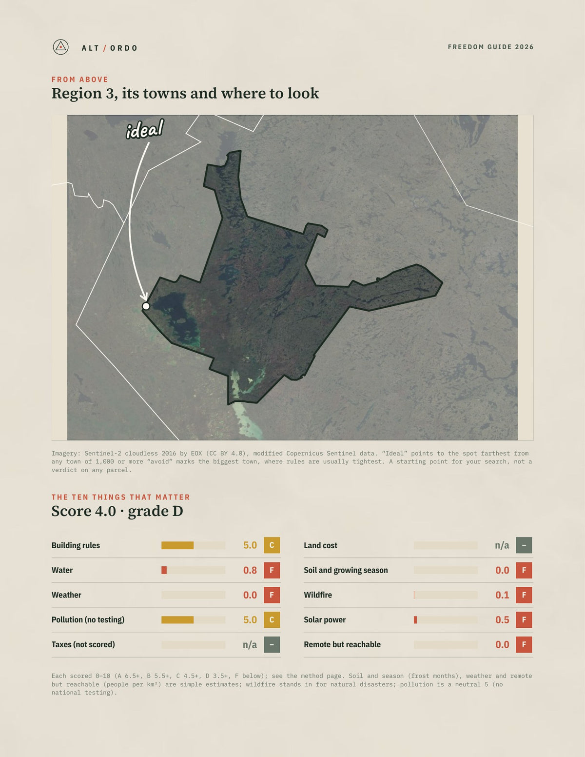 Region 3, Northwest Territories Off-Grid Guide 2026 from above