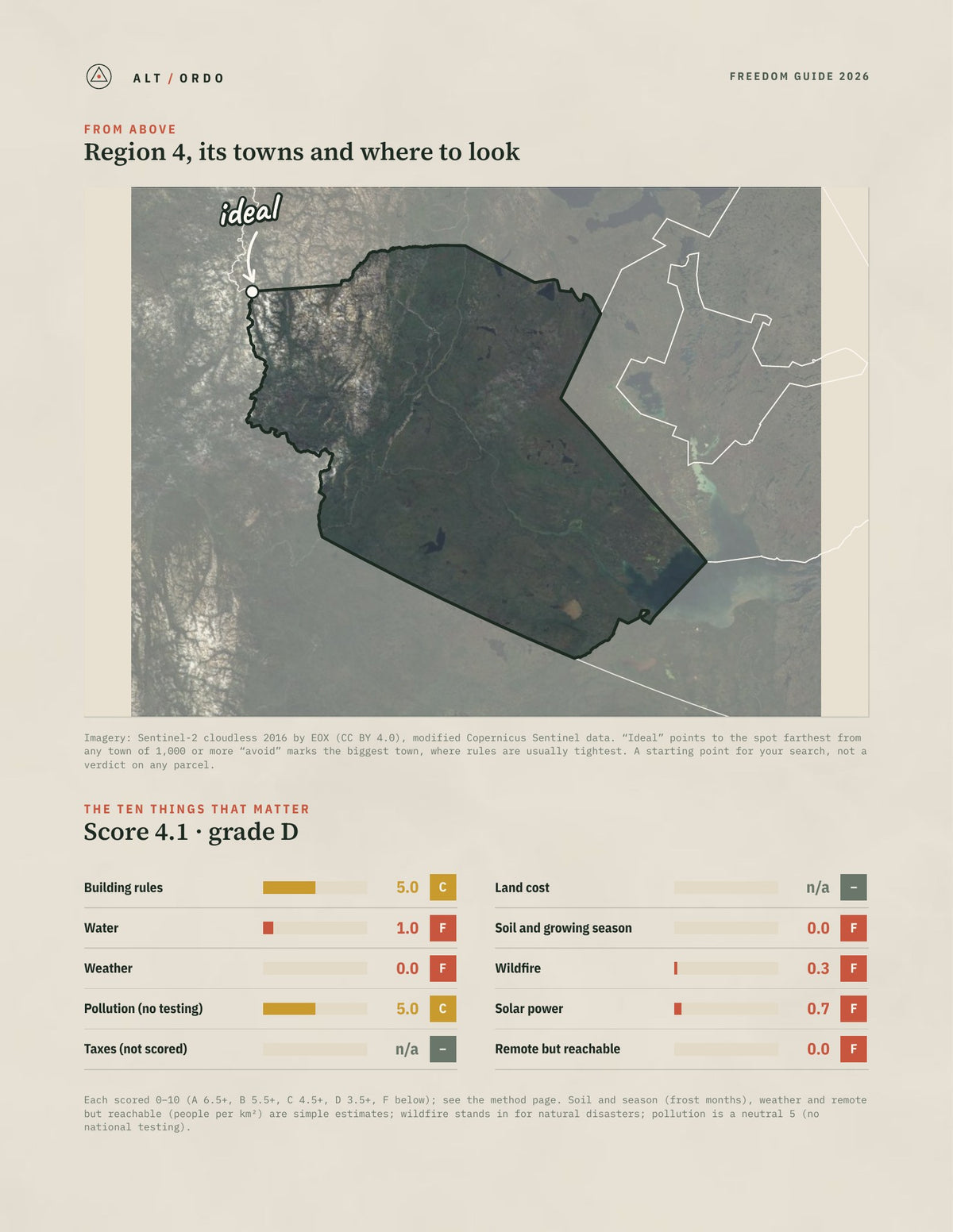 Region 4, Northwest Territories Off-Grid Guide 2026 from above