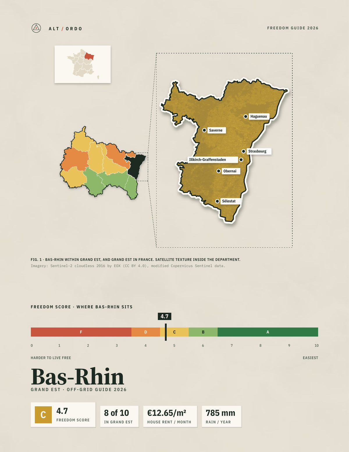 Bas-Rhin, France Off-Grid Guide 2026